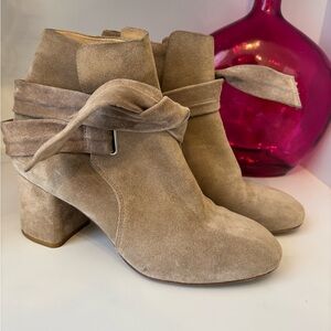 Rag & Bone Tan Ankle Booties Suede